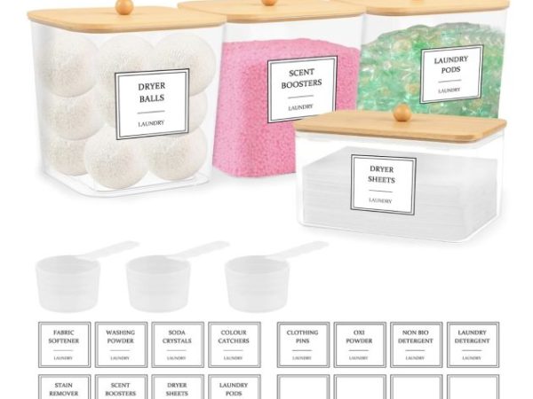 Laundry Pods Container (4 pack) only $17.39!